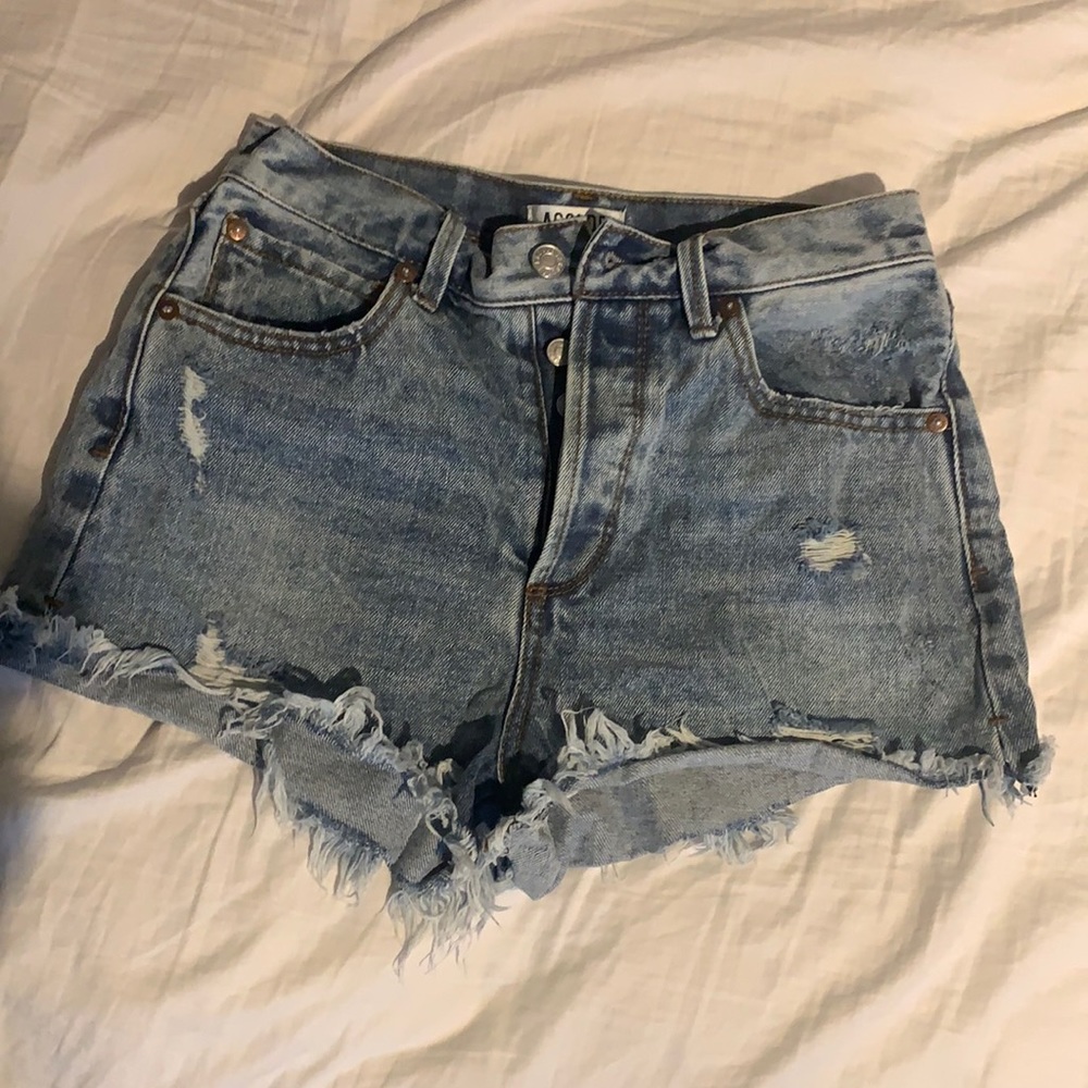 AGOLDE Jaden High Rise Shorts Surreal Size 27